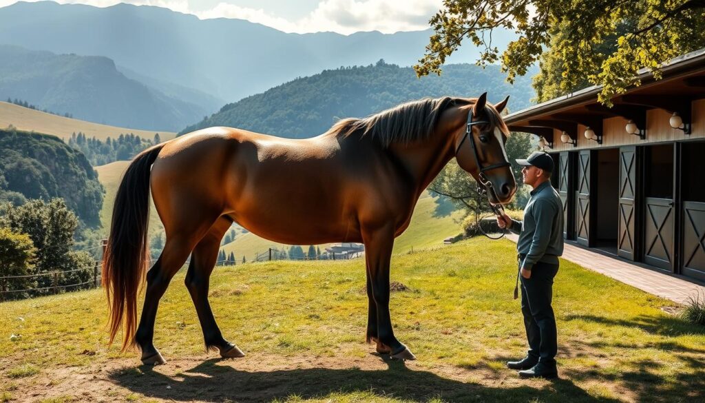 Comercialização de cavalos de elite