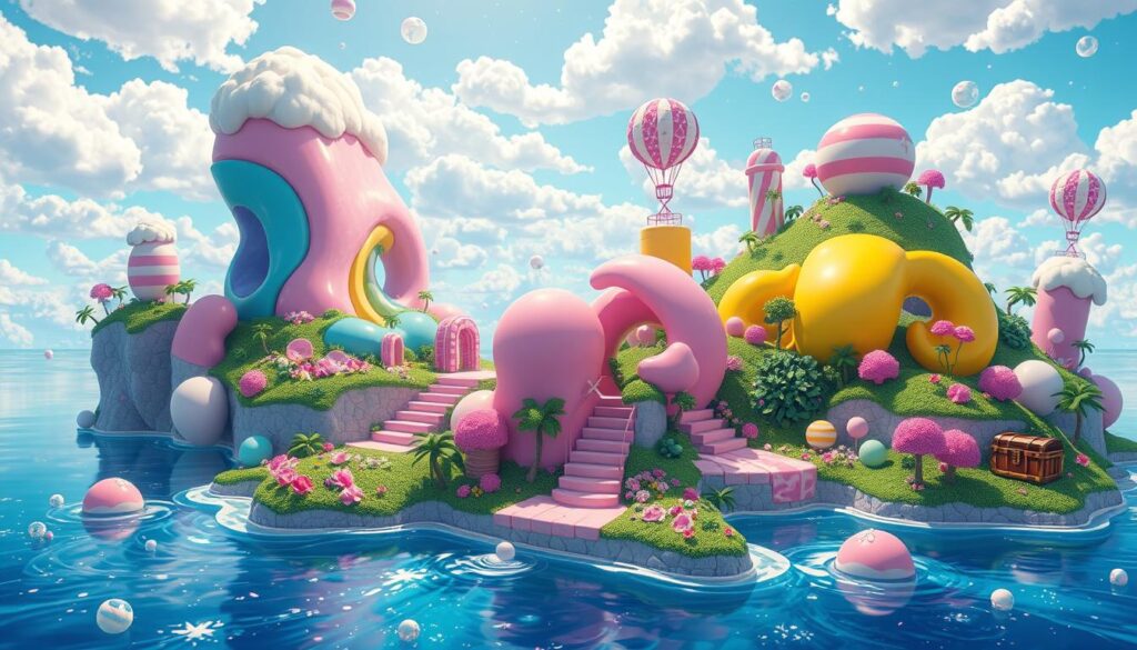 Ilhas do Bubble Gum Simulator