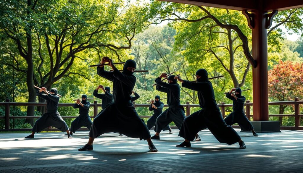 Treinamento ninjutsu